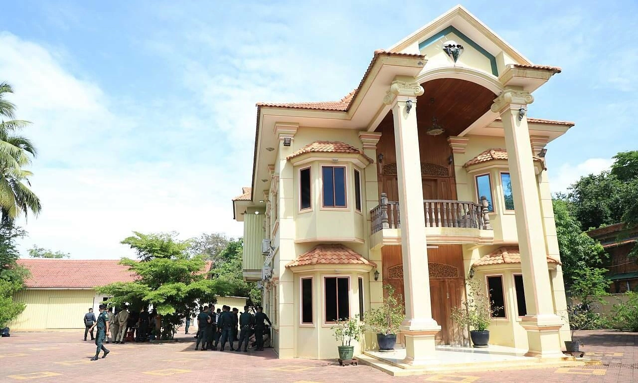 Cambodia busts scam ring in army general's villa