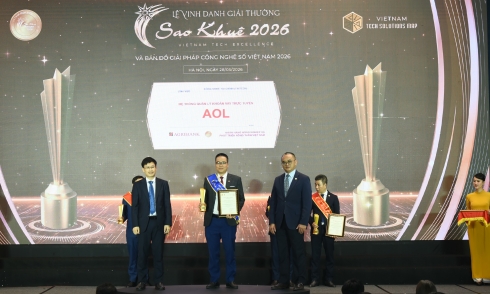Agribank receives two Sao Khue awards for digitalization solutions