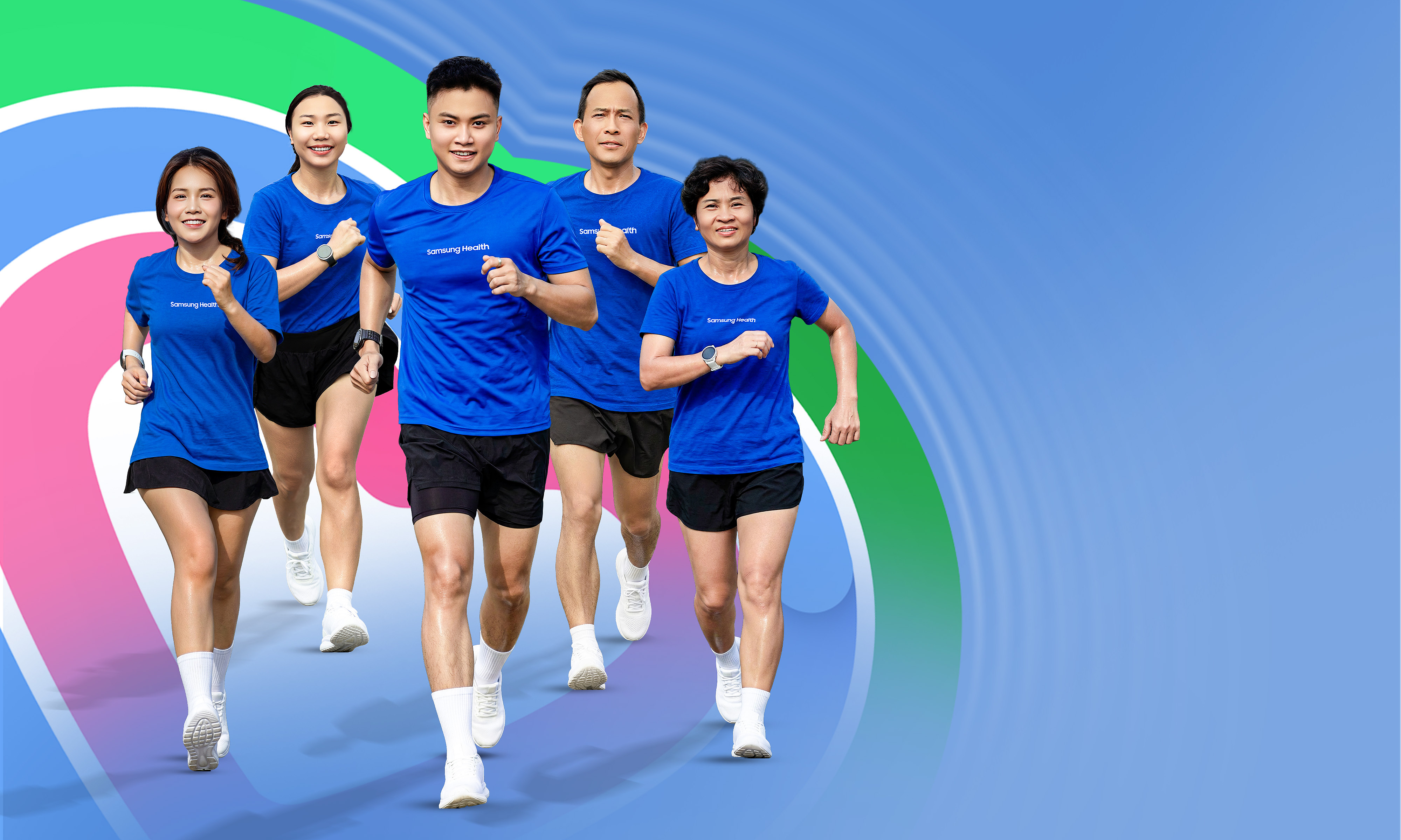 Samsung hosts first multi-generational wellness run