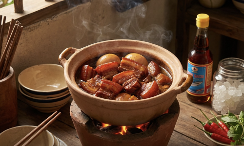 Why use a clay pot for braised dishes?