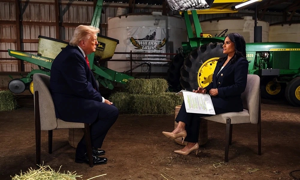 Trump walks out of interview after heated debate