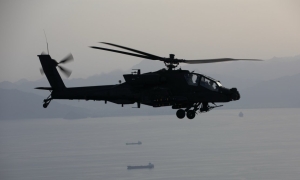 US armed helicopter 'crashes near Strait of Hormuz'