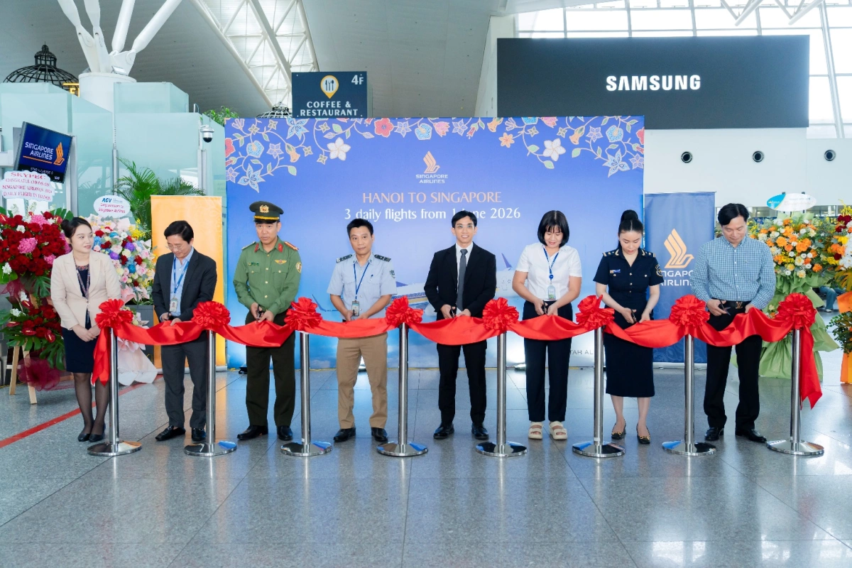 Singapore Airlines increases daily flights between Hanoi and Singapore