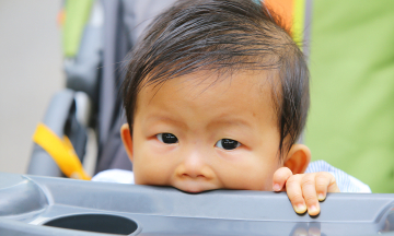 Why do children drool excessively when they have hand, foot, and mouth disease?