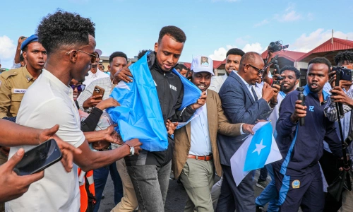 Somali referee returns home 'as a hero' after US entry ban