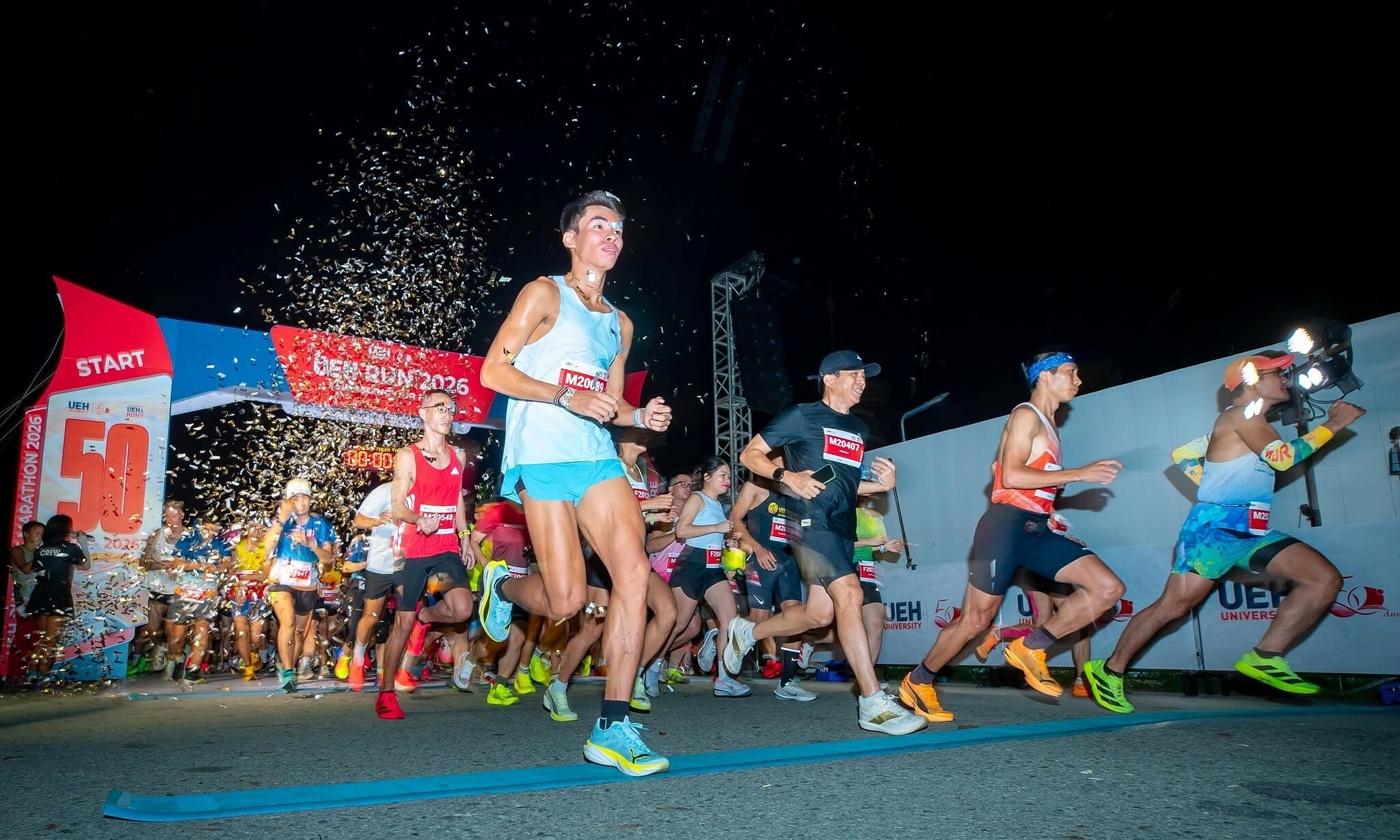 4,000 runners conquer UEH run half marathon 2026