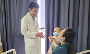 Boy undergoes surgery for congenital inguinal hernia