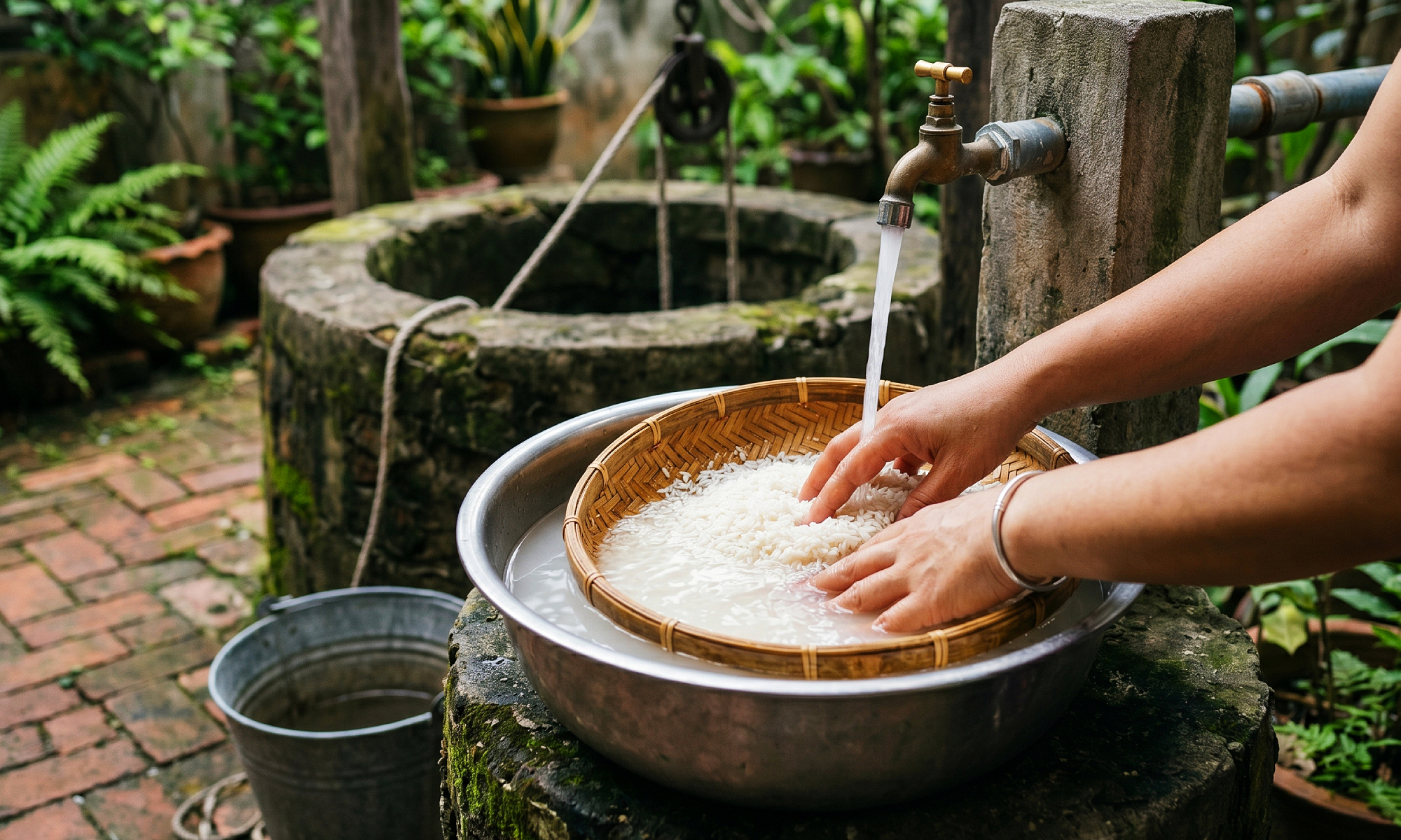 How to wash rice to remove arsenic and microplastics?