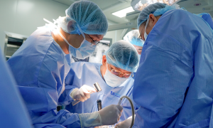 Hemangioma destroys woman's vertebra
