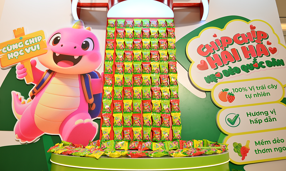 Hai ha confectionery innovates chip chip jelly candy