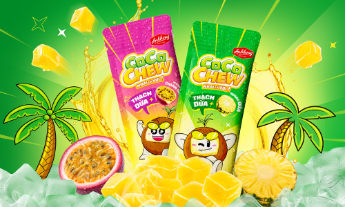 Highlights of CocoChew coconut jelly