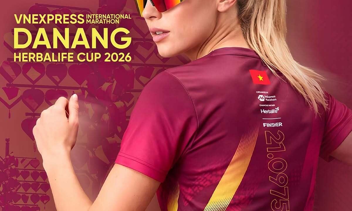 VnExpress Da Nang 2026 Marathon unveils hai km, hai km finisher shirts