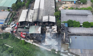 Major fire at hazardous waste treatment plant in Ho Chi Minh City