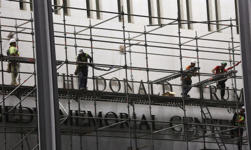 Kennedy center removes Trump's name