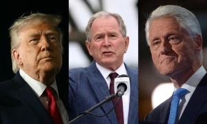 Three US presidents born in the same year