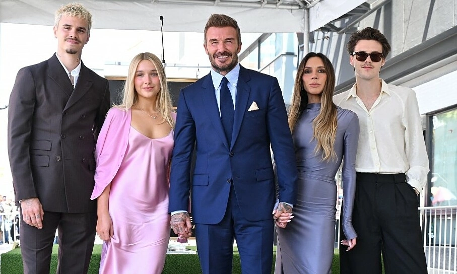 David Beckham's Hollywood Walk of Fame star ceremony