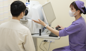 What does prolonged eye strain warn of?