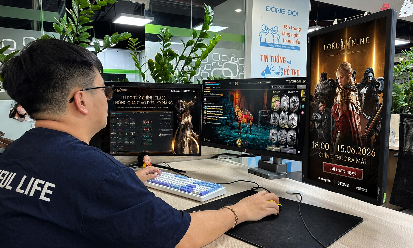 Flexible character development in the game Lordnine