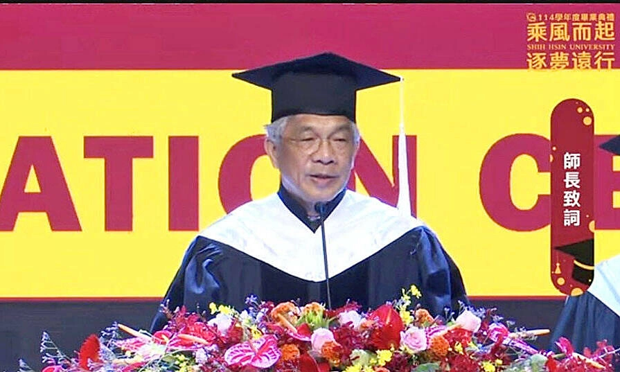Principal takes unpaid leave over graduation speech gaffe