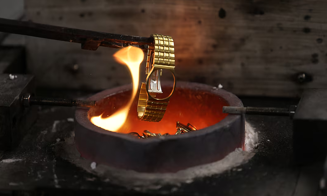 Melting luxury watches for gold as prices rise