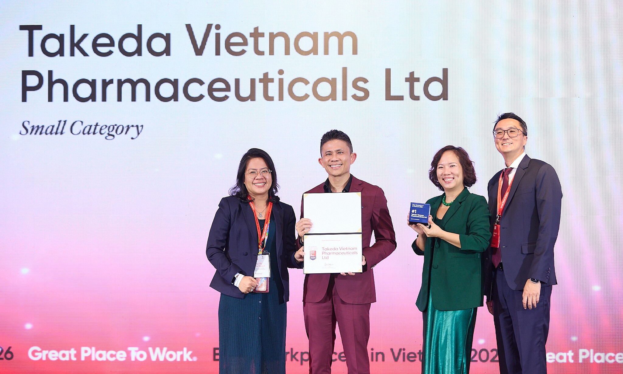 Takeda Vietnam honored as 'best workplace' in 2026