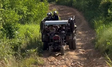 Police hunt suspect who shot man dead in deep forest