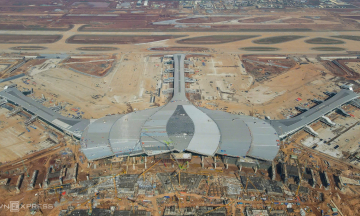 Proposal for high-speed rail and metro station locations at Long Thanh airport