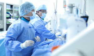 Heart valve replacement for elderly man with kidney failure