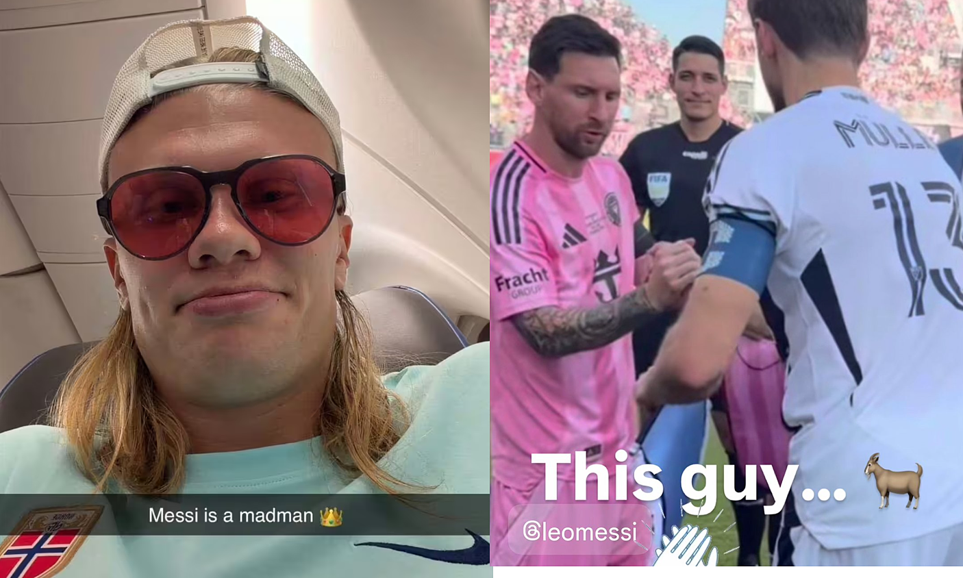Haaland calls Messi 'insane' after World Cup hat-trick