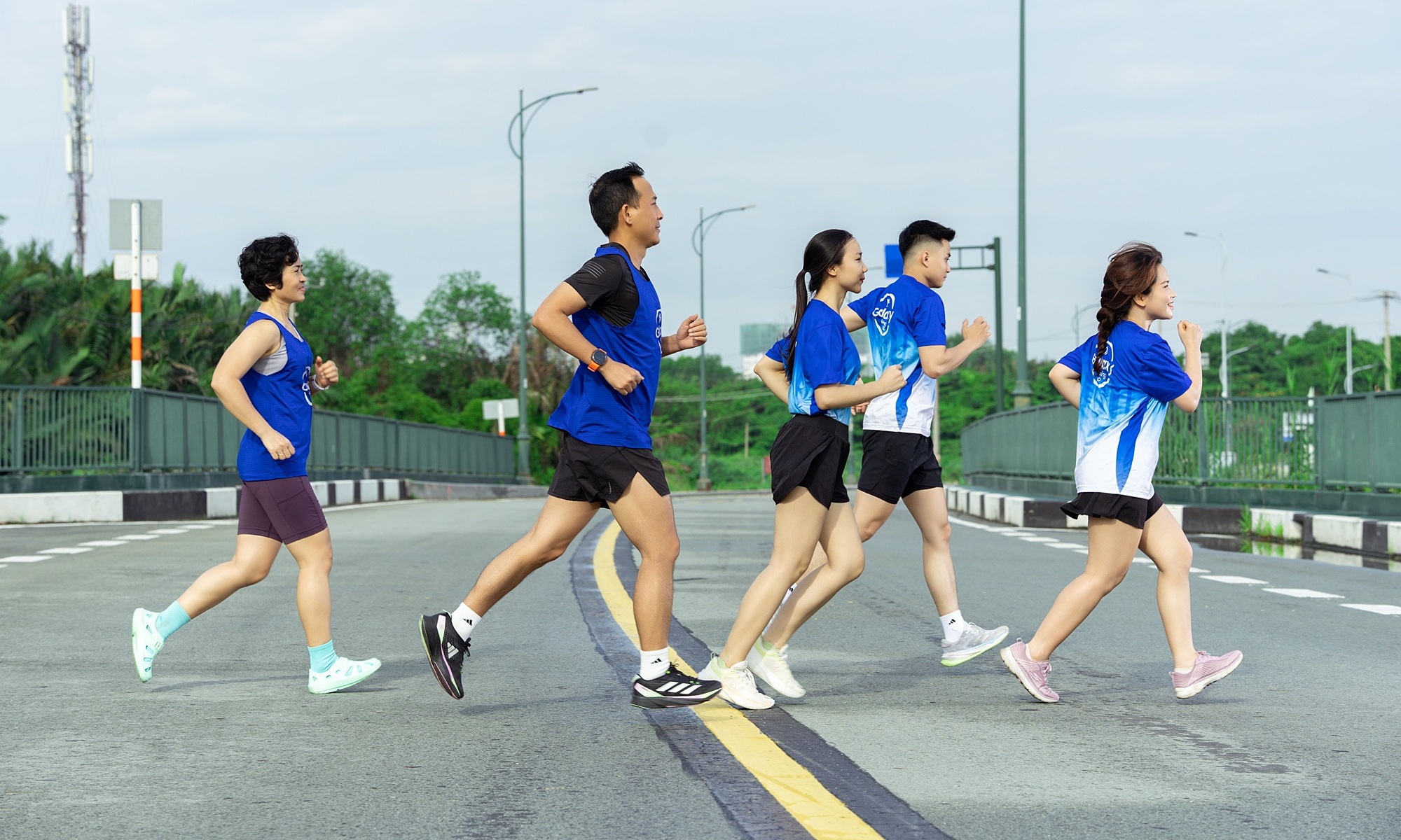 U60 runners prepare for Galaxy Run