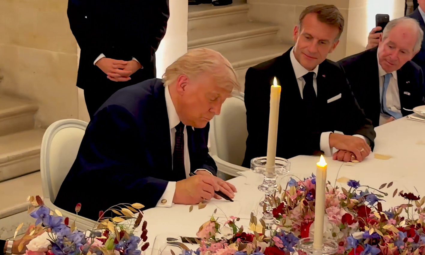 President Trump signs agreement with Iran