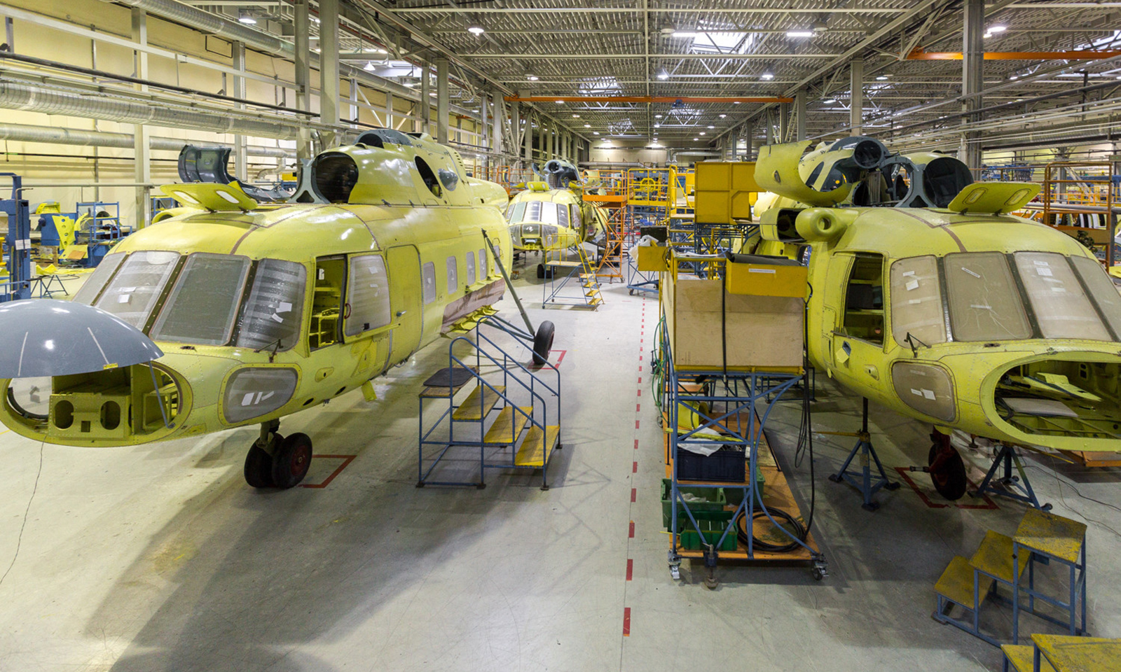 Inside the world's leading helicopter factory in Kazan