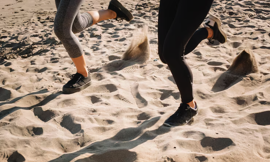 8-week training plan for running on beach sand