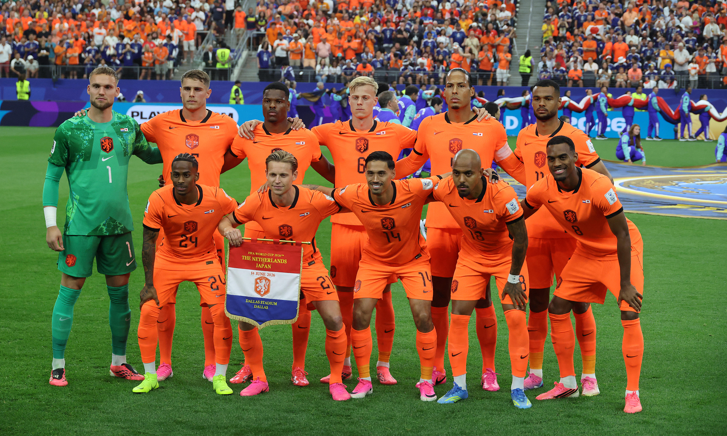Why the japanese and dutch national teams don't wear their flag colors