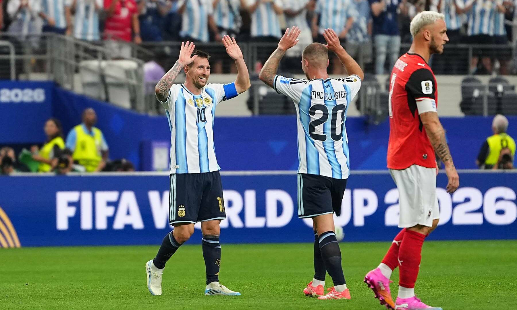 Mac Allister: 'The entire Argentina squad always dedicates itself to Messi'