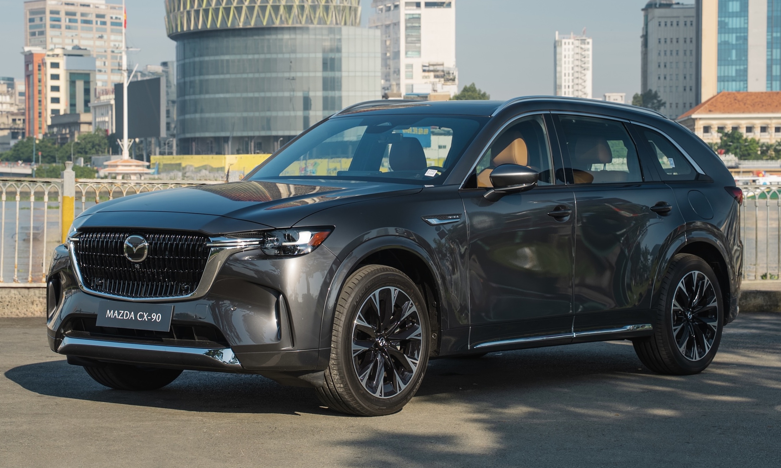 What does the Mazda CX-90, priced from 1,9 billion dong, offer?