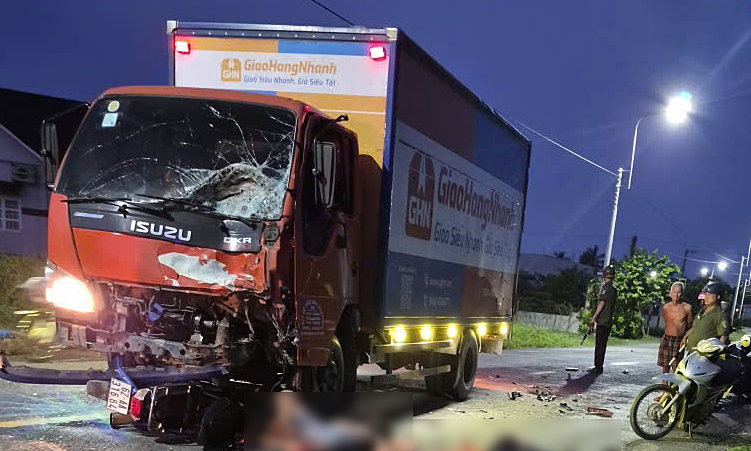 Three young men die after truck collision