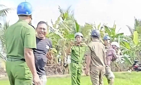 Three siblings investigated for opposing police on rice field