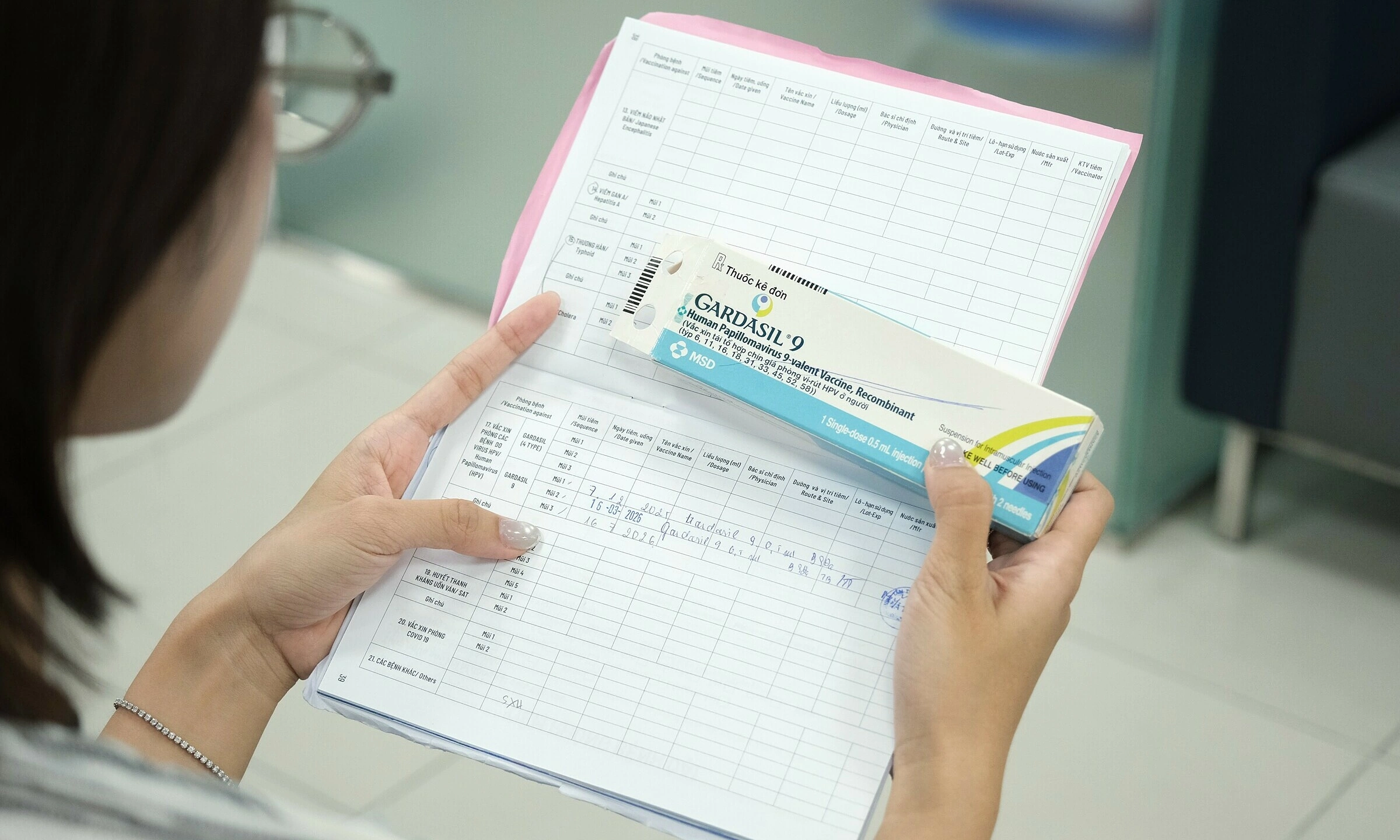 Parents save for early HPV vaccination for their children