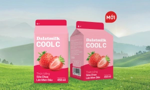 Dalatmilk introduces strawberry-flavored fermented yogurt drink