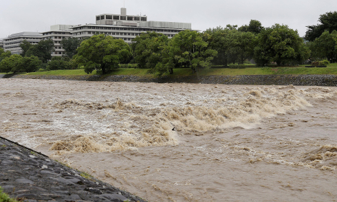 Japan faces a double storm