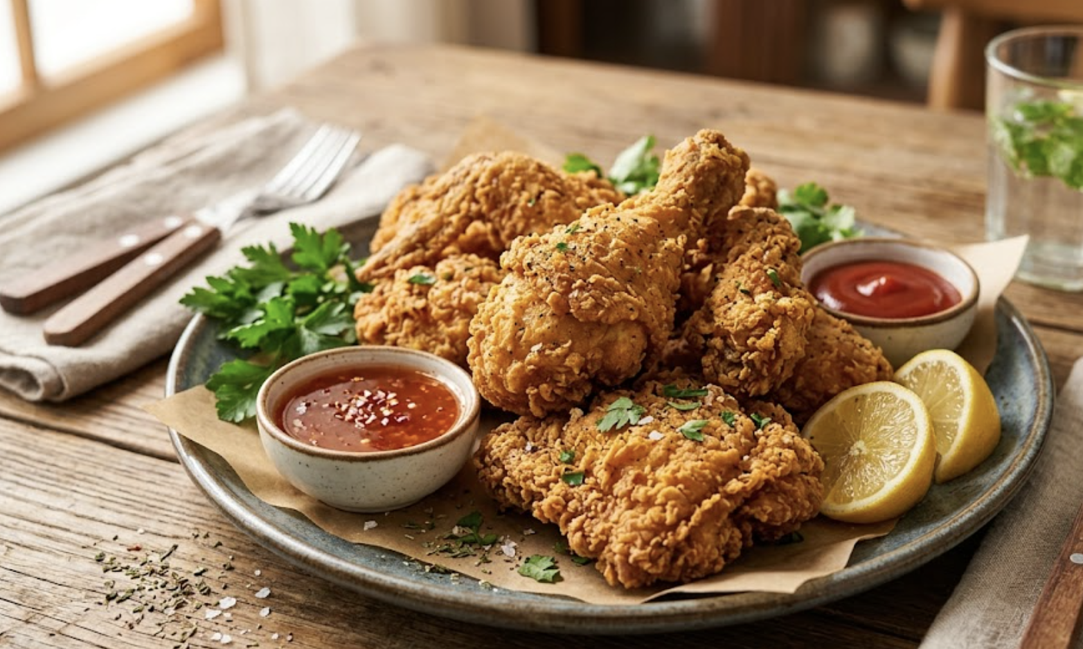 Why does food still taste greasy even when fried with little oil?