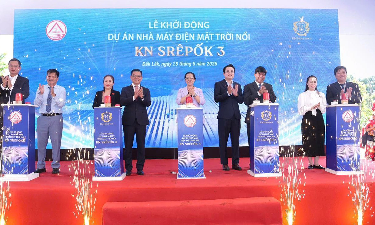 KN Holdings launches 360-hectare floating solar power project