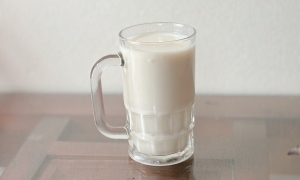 What happens to bones when drinking milk regularly?