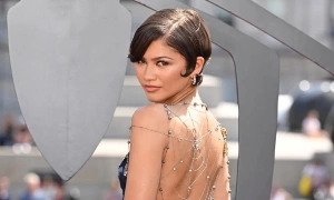 Zendaya wears spider-web dress for 'Spider-Man: Brand New Day' premiere