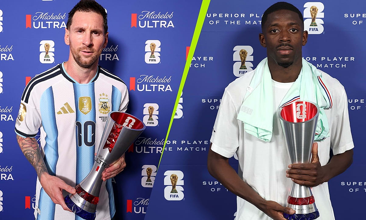 Why Messi's man of the match award differs from Dembele's