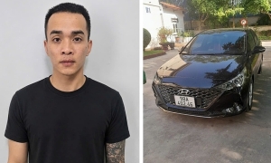 Repeatedly punched taxi driver, stole car