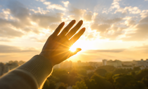 What do yellow spots in front of your eyes warn about?