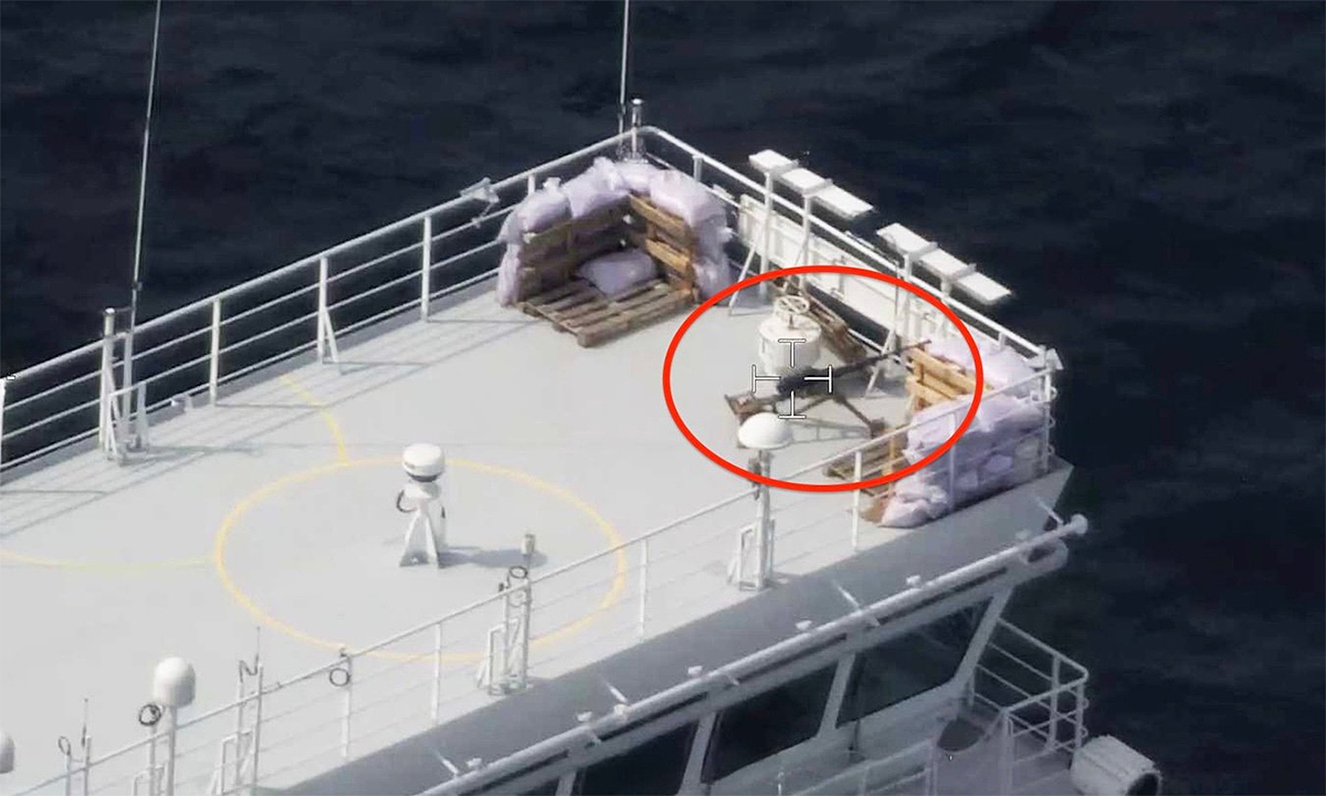 Russia equips LNG tanker with heavy machine guns in Baltic