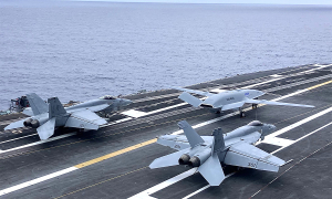 Refueling UAV appears on US aircraft carrier